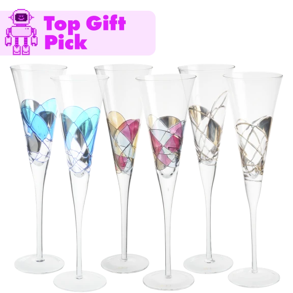 Antoni Barcelona 2-Piece Champagne Flutes