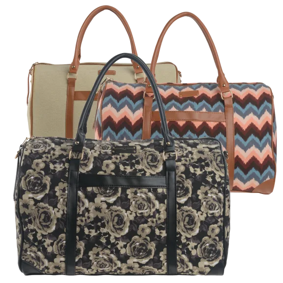 Adrienne Vittadini 20" Canvas Weekender Bag