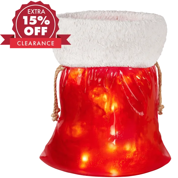 Winter Lane Lighted Santa Pack (17.9")