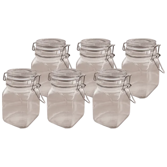 Farberware Set of 6 Glass Spice Jars