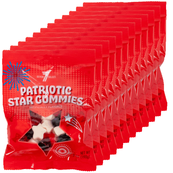 12-Pack: 7-Select Gummi Patriotic Stars or Sour Watermelon Wedges (5.25lb)