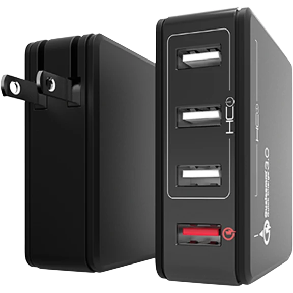 Tzumi 4-Port HyperCharge AC Power Adapter