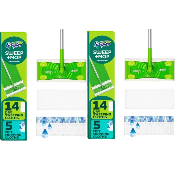 2-Pack: Swiffer Sweeper 2-in-1 Mop Kits
