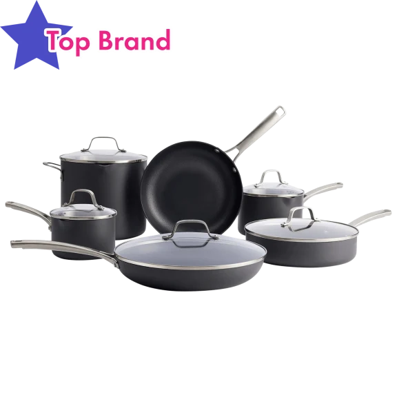 Calphalon Classic 11-Piece Hard Anodized Cookware Set