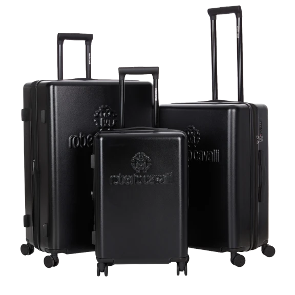Roberto Cavalli 3-Piece Expandable Hardshell Spinner Set