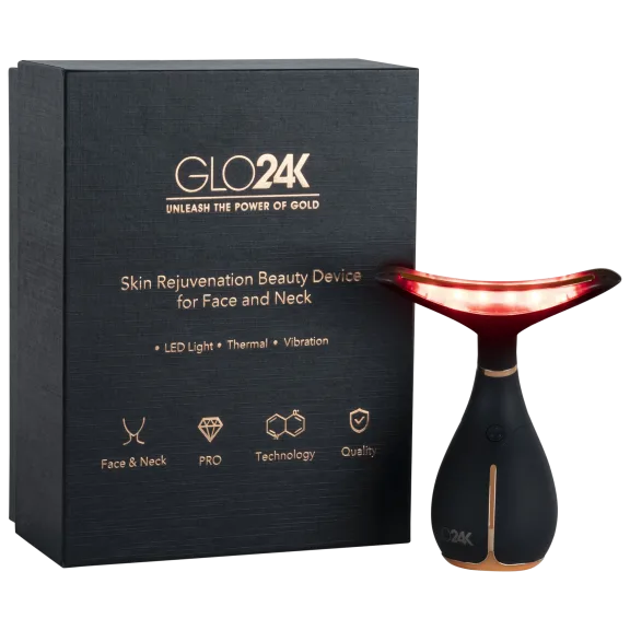 Glo24K Skin Rejuvenation Beauty Device For Face And Neck