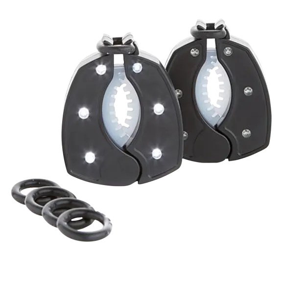 2-Pack Lightvise Universal Clamp-On LED Lights