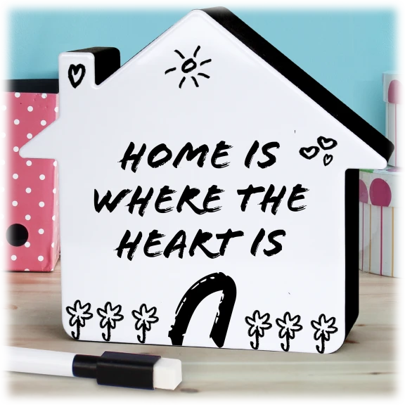 Hearth & Haven LED Light Up Home White Board Messaging Sign