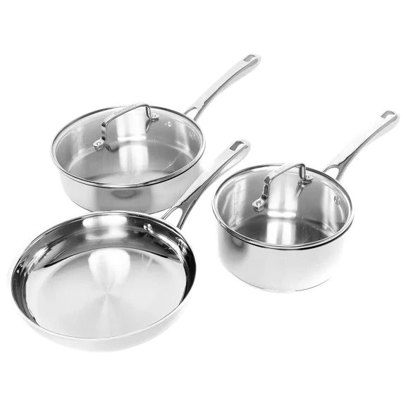Cuisinart 5-Piece Stainless Steel Chef's Classic Essential Cookware Set