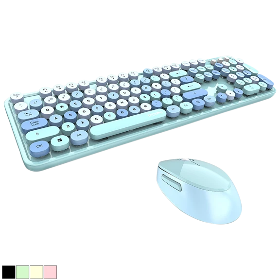 3P Experts Retro Keyboard & Mouse Combo