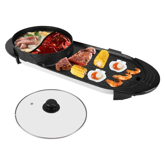The 2-in-1 Electric Hot Pot and Grill