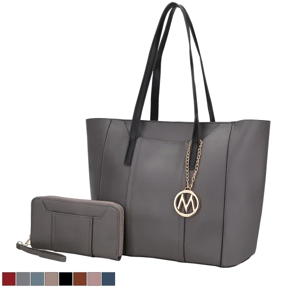 MKF Collection Dinah Light Weight Tote Bag with Wallet