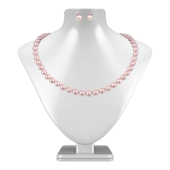 BUA BAY COLLECTION Black 7-8mm Pearl Necklace & Earring Gift Sets