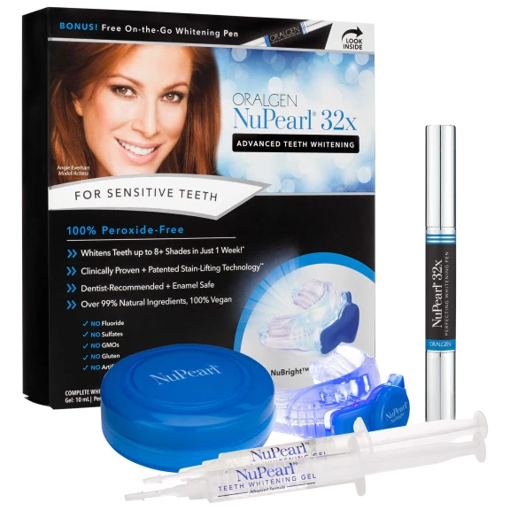 Oralgen NuPearl .32X Teeth Whitening Kit for Sensitive Teeth