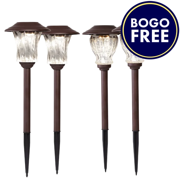 BOGO FREE: 2-Pack: Sterno Solar Path Lights