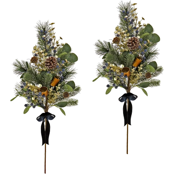 National Tree Company 2-Piece 28" Swiss Chic Sprays