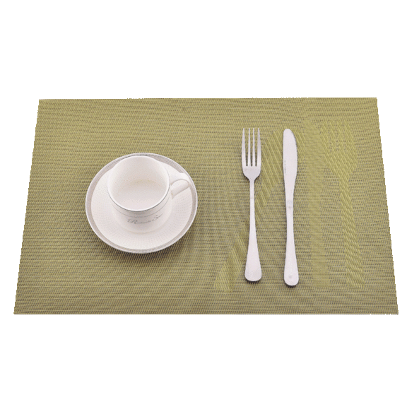4-Piece Set: J&V Textiles 12" x 18" Nonslip Jacquard Placemats