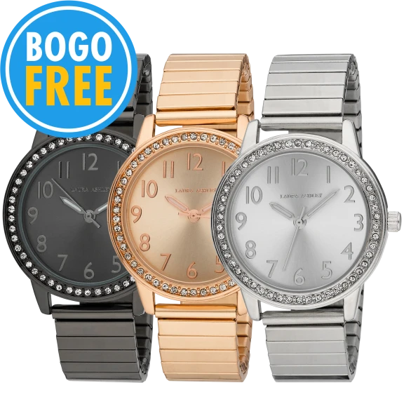 Laura Ashley Half Bangle Watch
