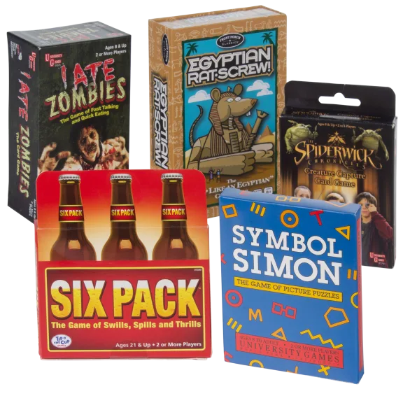 5-Piece: University Games Card Game Bundle