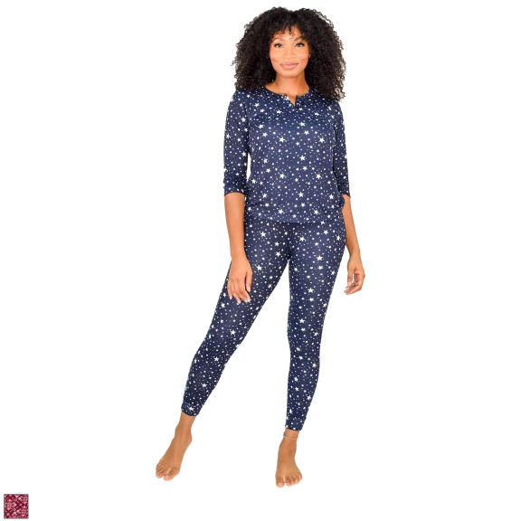 Rhonda Shear Brushed Jersey PJ Set