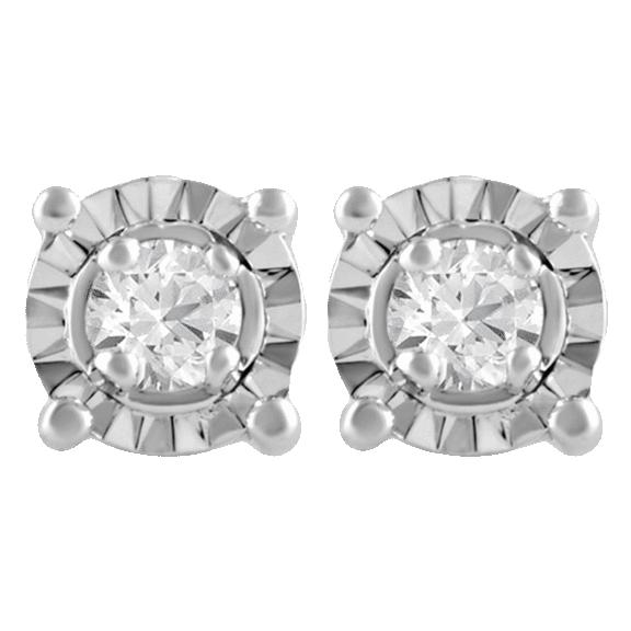 Diamond Muse Diamond Stud Earrings with Gift Box