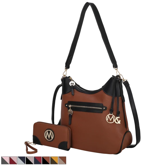 MKF Collection Josie Shoulder Bag and Wallet by Mia K.