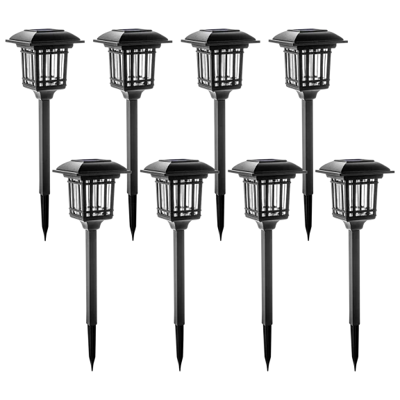 8-Pack: Bright Solar Yard Lights