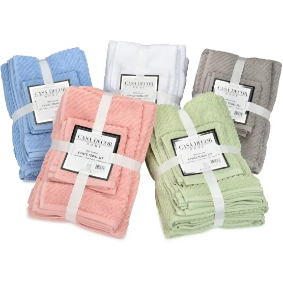 Casa Decor 6-Piece Towel Set