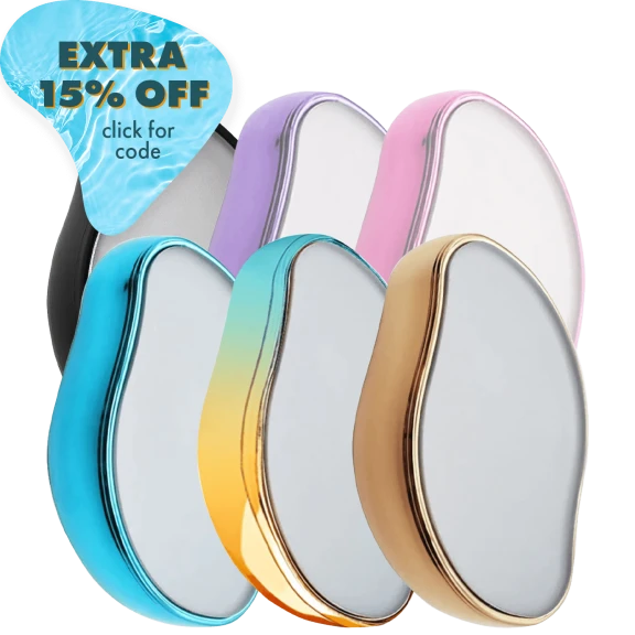 2-Pack: Handheld Nano Technology Hair Remover Epilator by Two Elephants
