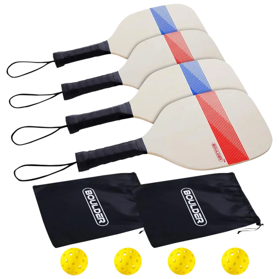 Boulder Sports 4-Player Pickleball Set