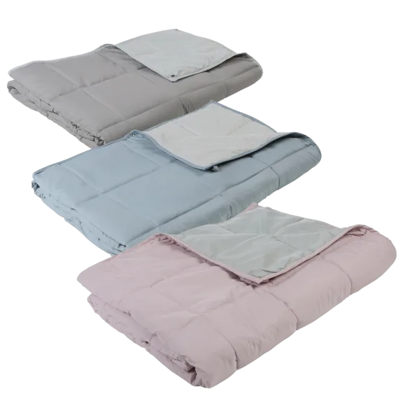 Great Bay Home 15lb Reversible Weighted Blanket