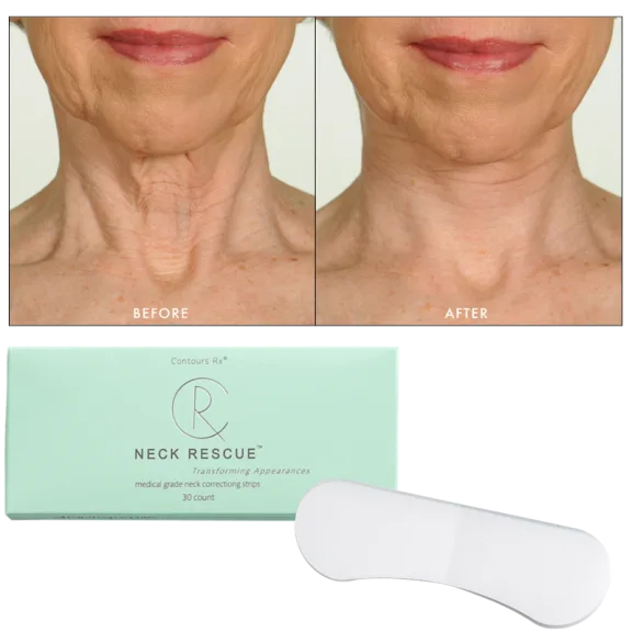 Contours Rx NECK RESCUE Non-Surgical Correcting Strips (30 Pack)