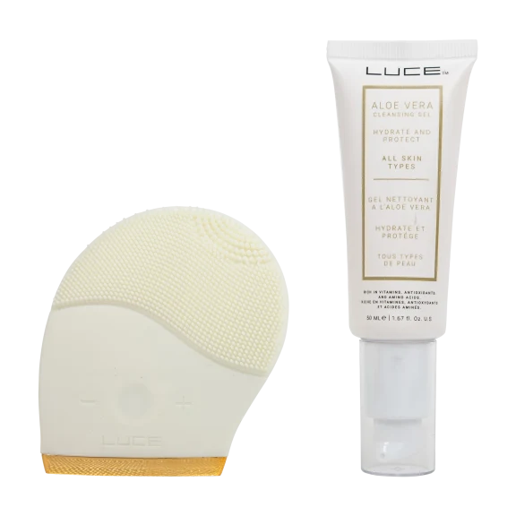 LUCE180 Pulsating Facial Cleansing and Anti-Aging Gift Set