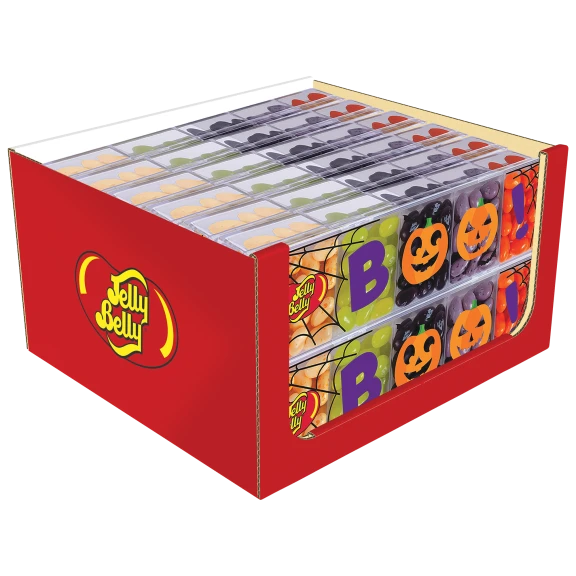 12-Pack: Jelly Belly 5 Flavor BOO! Jelly Beans with Clear Gift Box