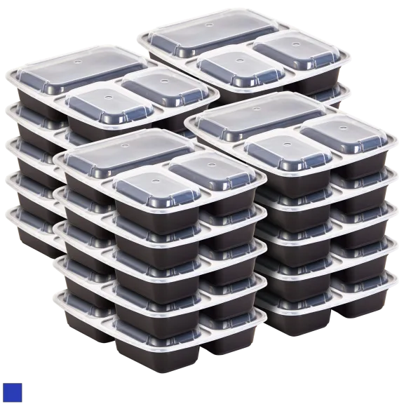 20-Pack: Dash Meal Prep Trays with Lids