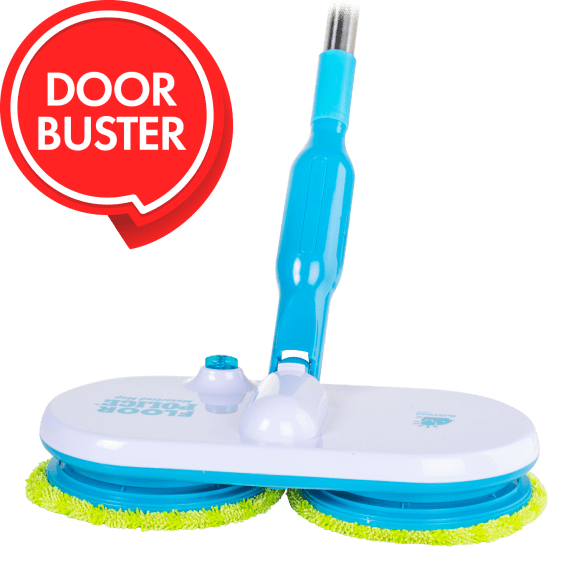 Floor Police Cordless Spinning Motorized Mop for Tile and Wood Floors