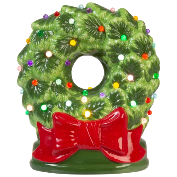 Mr. Christmas Nostalgic LED Ceramic Wreath