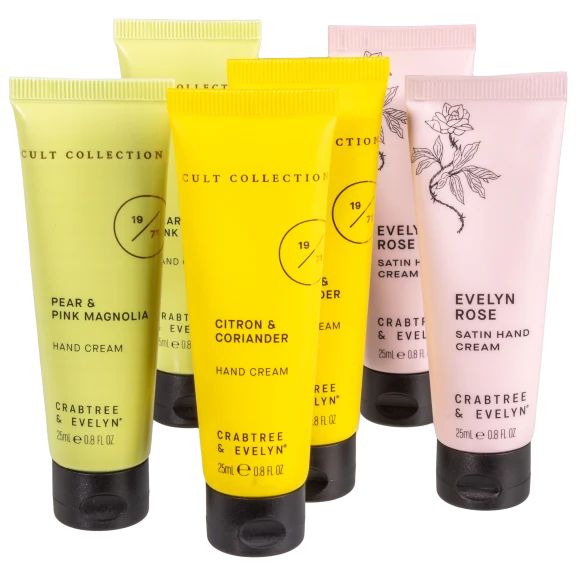 Crabtree & Evelyn 6-Piece Travel-Size Hand Cream Set