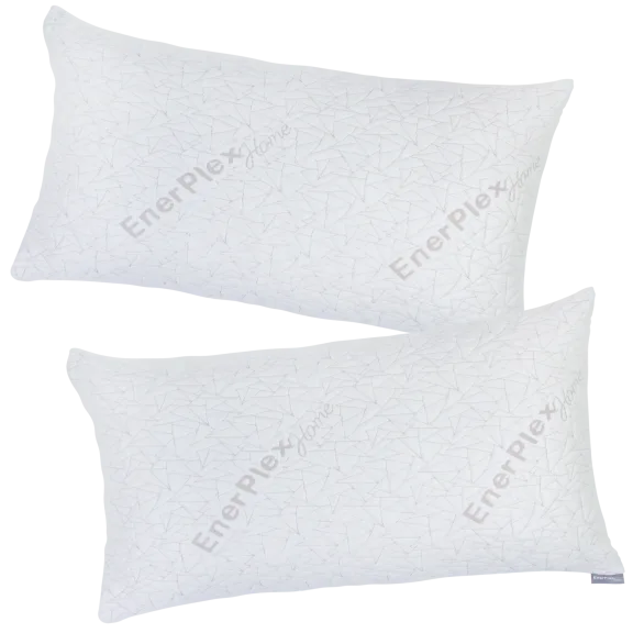 2-Pack: EnerPlex Adjustable Memory Foam King Size Pillows