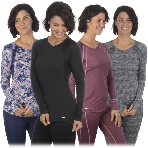 Maidenform® Women's Sport Base Layer Active V-Neck Top