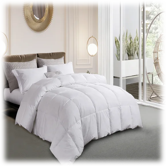 Martha Stewart 240 Thread Count White Goose Feather & Down Comforter