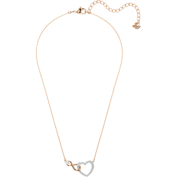 The Swarovski Entwined Heart and Infinity Pendant