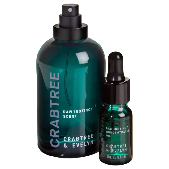 Crabtree & Evelyn 2-Piece Raw Instinct Concentrated Oil & EDP Scent Set