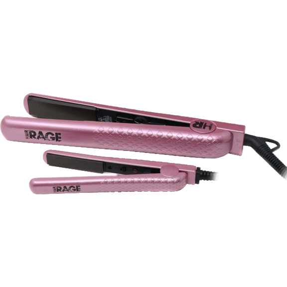Hair Rage 1.25" & 0.5" Duo Flat Iron Set
