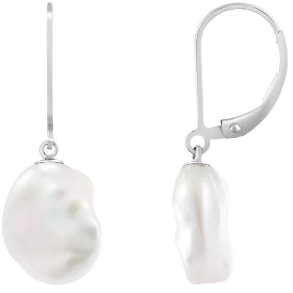 Splendid Pearls 10-11mm Pearl Leverback Earrings