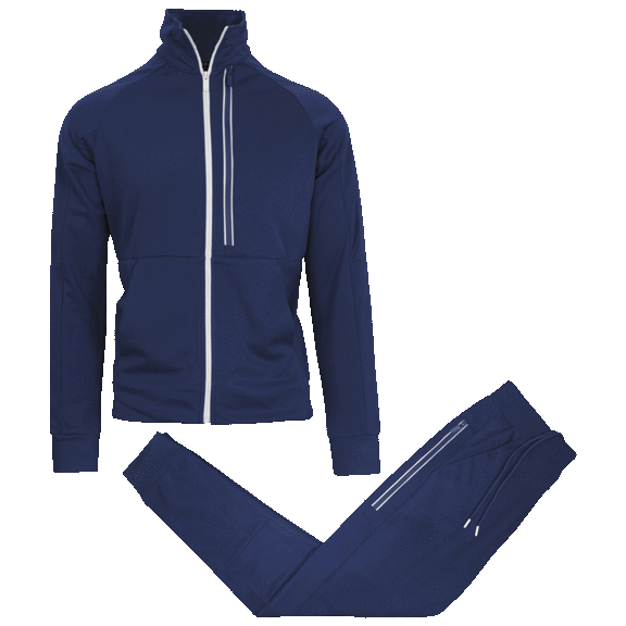 Galaxy By Harvic Men's Moisture Wicking Quick Dry Performance 2-Piece Track Set