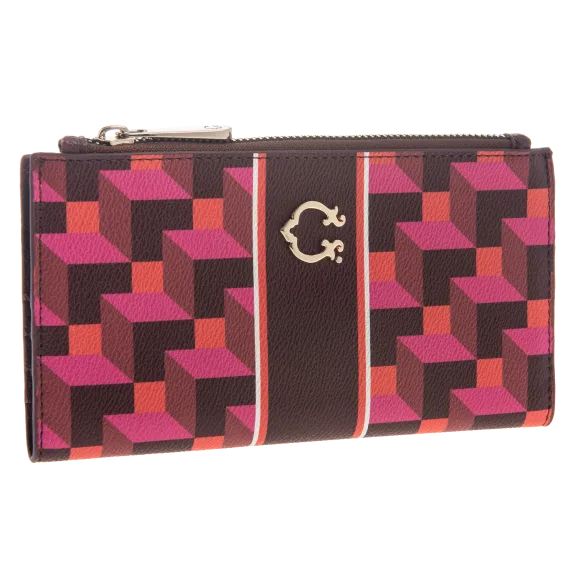 Spring Building Blocks Pattern Humphrey Snap Wallet by C. Wonder