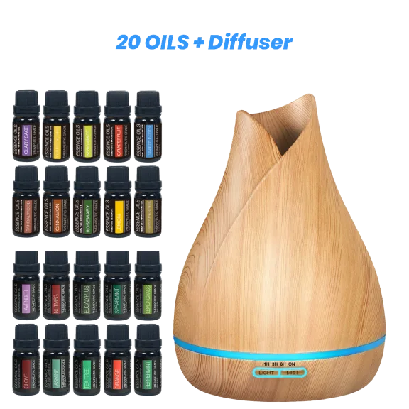 Ultimate Aromatherapy Bundle with 20 Oils