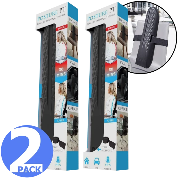 2-Pack of Posture PT Portable Personal Posture Trainers