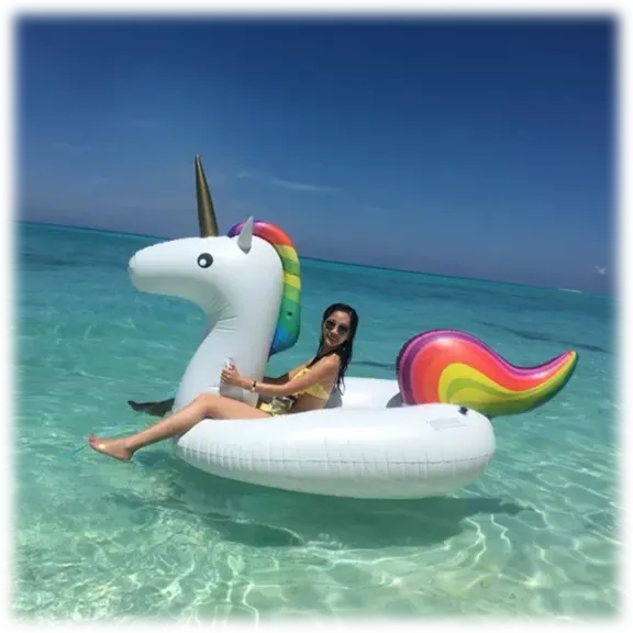 Giant Inflatable Unicorn Pool Float